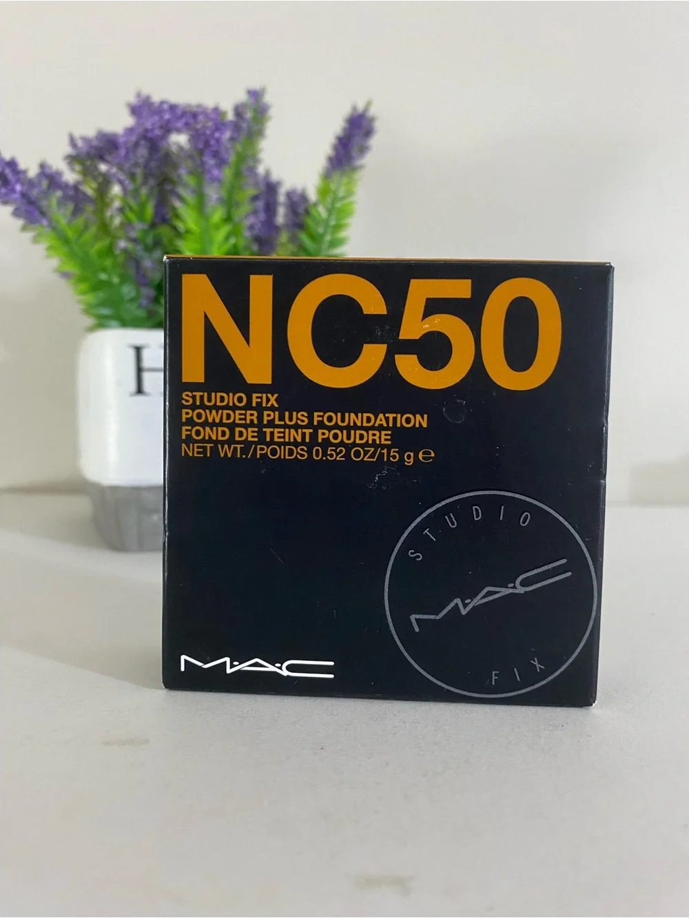 NC50~ MAC Studio Fix Powder Plus Foundation, Full Size, 15g, Original Formula